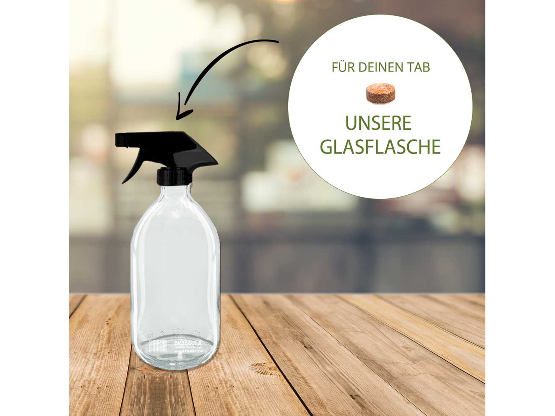 Glasflasche (500ml) | 1 Stück