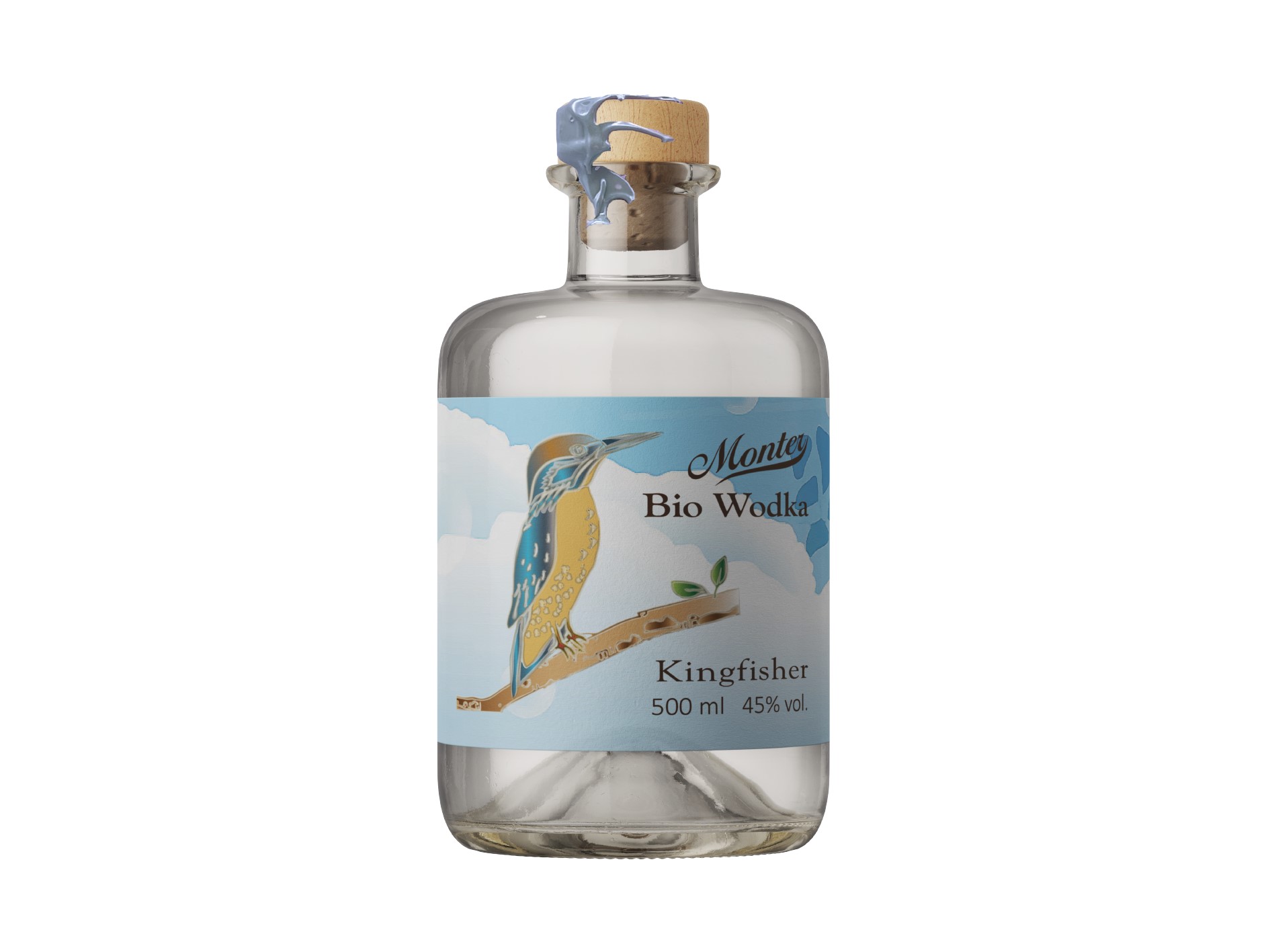 Monter Bio Wodka Kingfisher | 500 ml