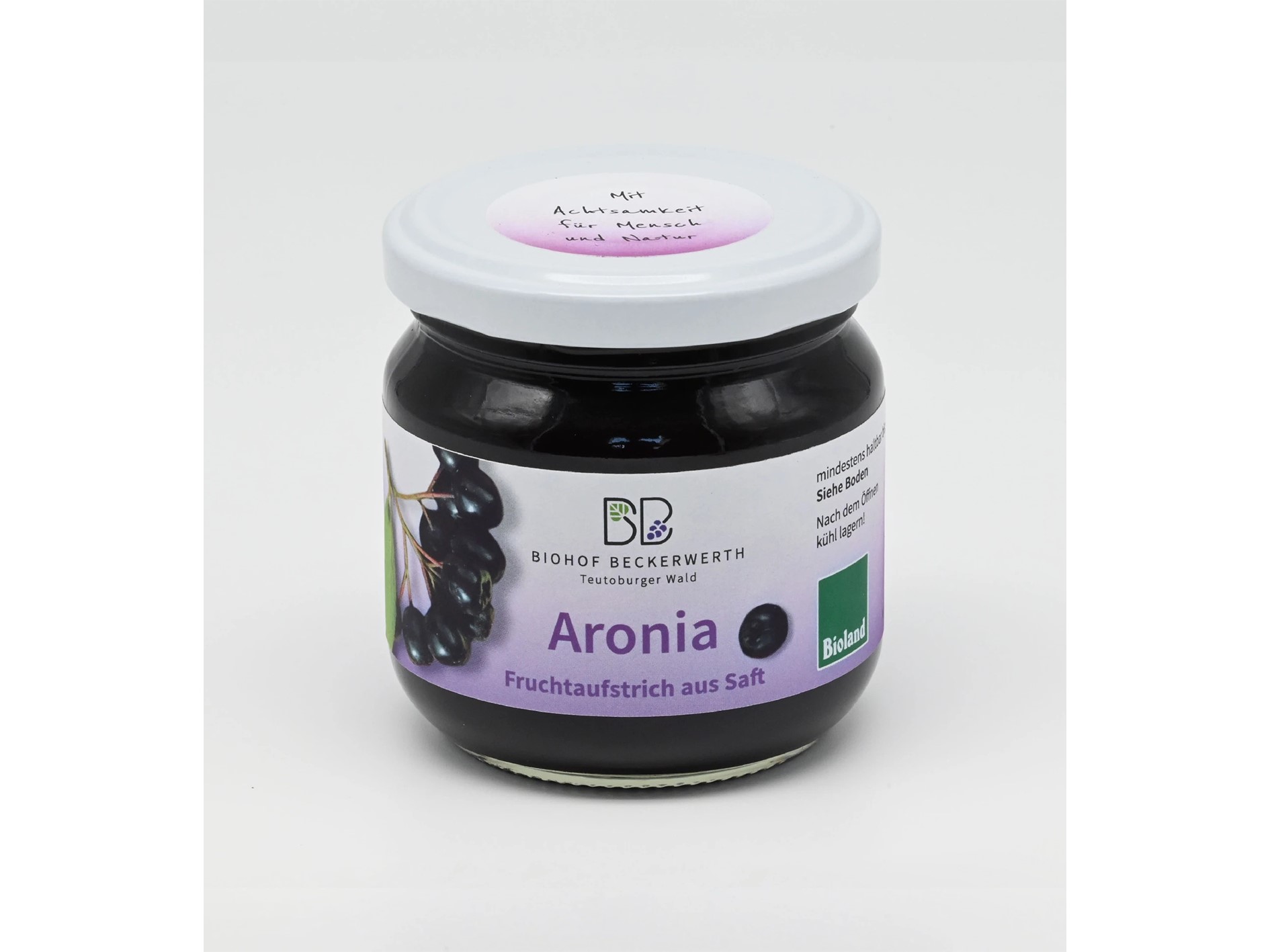 Bio Aronia-Fruchtaufstrich aus Direktsaft | 210 g