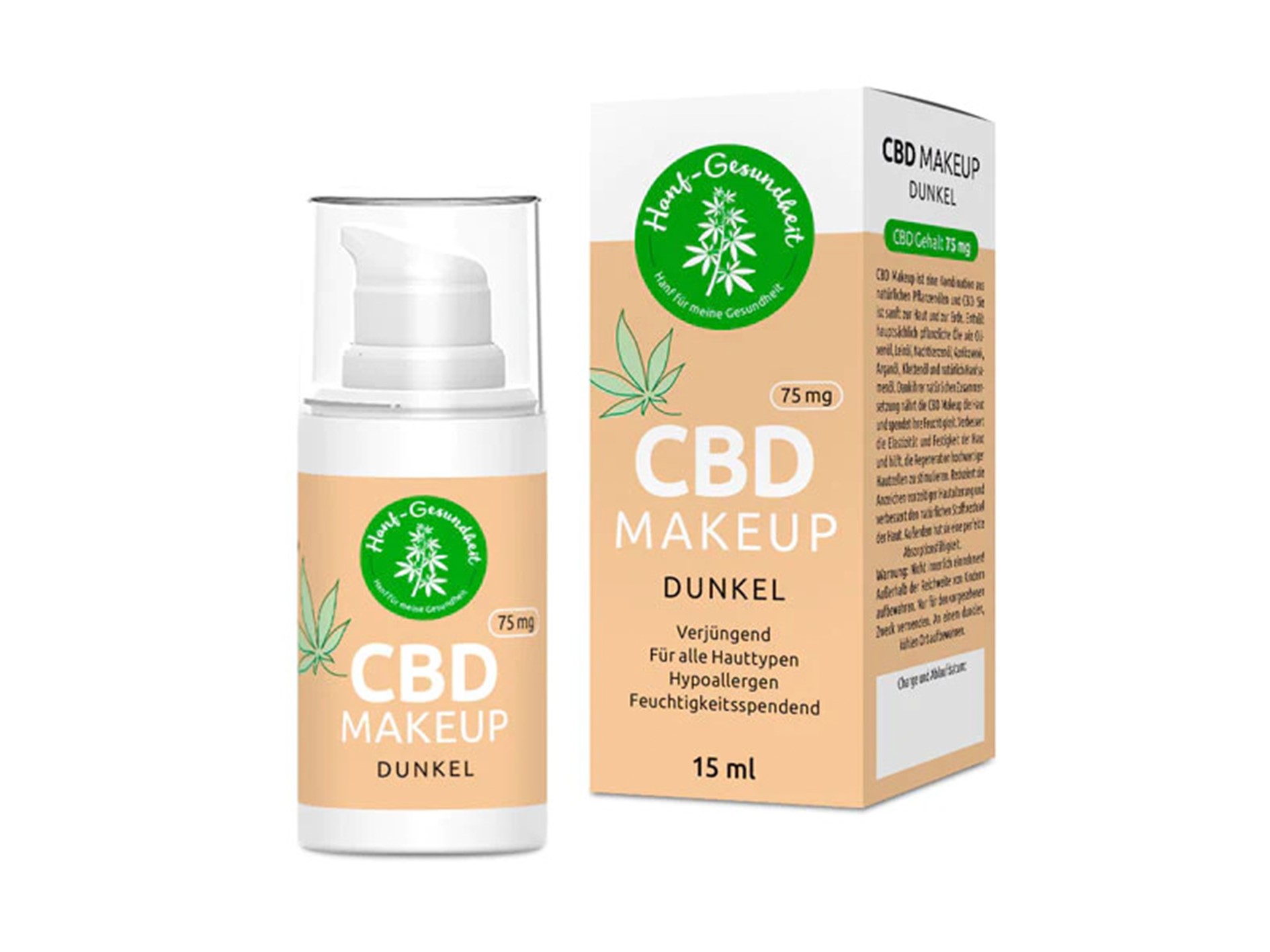 CBD-Make-up Foundation dunkel | 15 ml