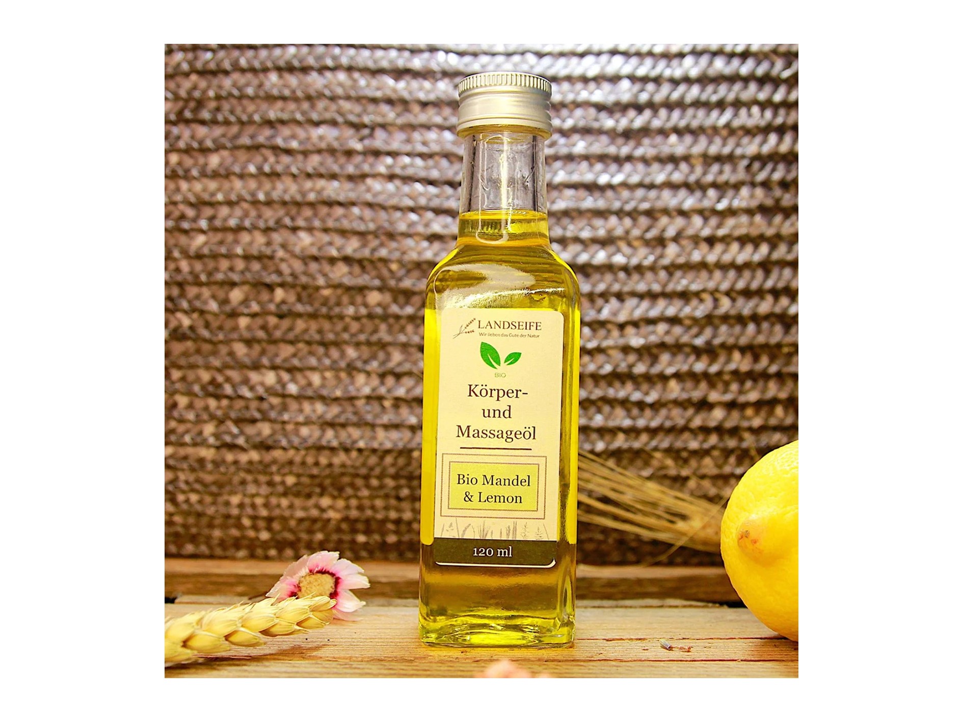 Körper- und Massageöl Mandel & Lemon | 120 ml